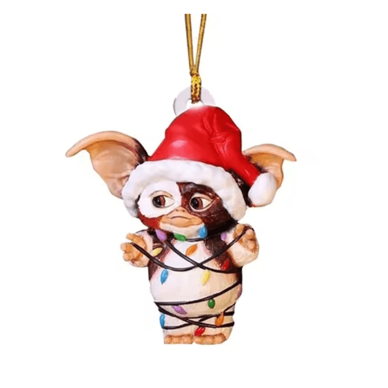 Gremlin Inspired Acrylic Christmas Ornament Multi Use Tree Car Mirror And Keychain Pendant 2