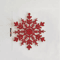 9Piece Glitter Snowflake Christmas Ornaments Red Gold Hanging Tree Decorations 4