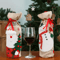 Merry Christmas Linen Wine Bottle Cover Rustic Holiday Bottle Decoration 7