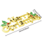 Gold Merry Christmas Letter Sign Festive Berry Leaf Holiday Wall Decoration 2