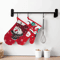 Festive Christmas Oven Gloves Heat Resistant Holiday Kitchen Mitts 4