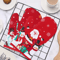 Festive Christmas Oven Gloves Heat Resistant Holiday Kitchen Mitts 7