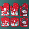 Festive Christmas Oven Gloves Heat Resistant Holiday Kitchen Mitts 0