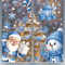 Festive Christmas Window Stickers Santa Snowman Snowflake Glass Decals 1