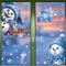 Festive Christmas Window Stickers Santa Snowman Snowflake Glass Decals 3