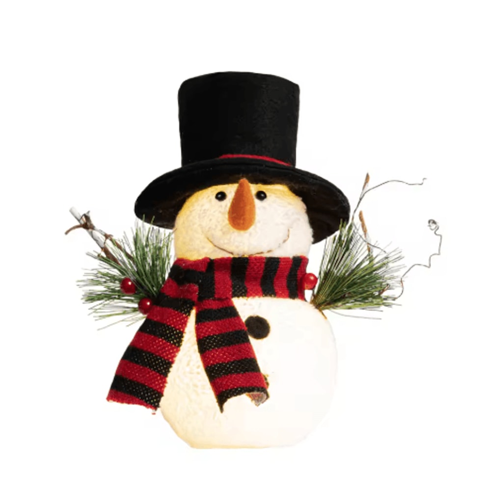Cute Luminous Christmas Snowman Doll Festive Holiday Toy Gift 1