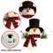 Cute Luminous Christmas Snowman Doll Festive Holiday Toy Gift 4