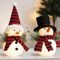Cute Luminous Christmas Snowman Doll Festive Holiday Toy Gift 6