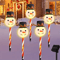 Solar Snowman Christmas Stake Lights 5PCS Outdoor Garden Party Decor 1