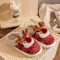 Cute Christmas Deer Womens Winter Slippers Cozy NonSlip House Shoes 4