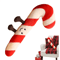 Candy Cane Christmas Throw Pillow Festive Holiday Decorative Cushion 2