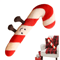 Candy Cane Christmas Throw Pillow Festive Holiday Decorative Cushion 2