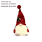 Festive Christmas Gnome Doll Ornament Santa Rudolf Lantern Decor 4