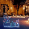 Animated LED Snowman Ornament With Glitter Festive Outdoor Christmas Decor 6