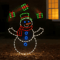 Animated LED Snowman Ornament With Glitter Festive Outdoor Christmas Decor 7