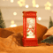 LED Christmas Phone Booth Light Santa Snowman Window Scene Decoration 6
