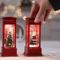 LED Christmas Phone Booth Light Santa Snowman Window Scene Decoration 9