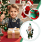 Animated Santa Climbing Ladder Decoration Musical LightUp Christmas Doll 5