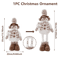 Festive Snowman Christmas Tree Ornament Cute Hanging Holiday Decoration For Kids Christmas Party 2