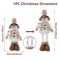 Festive Snowman Christmas Tree Ornament Cute Hanging Holiday Decoration For Kids Christmas Party 2