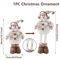 Festive Snowman Christmas Tree Ornament Cute Hanging Holiday Decoration For Kids Christmas Party 3