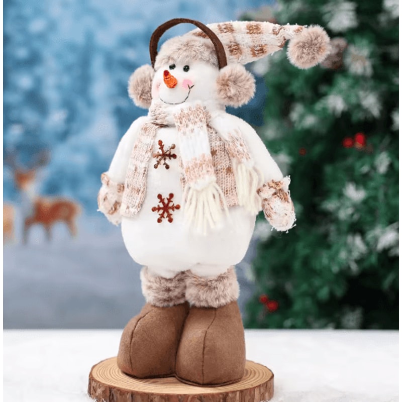 Festive Snowman Christmas Tree Ornament Cute Hanging Holiday Decoration For Kids Christmas Party 6