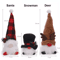 Glowing LED Christmas Gnome Plush Doll Festive Faceless Gnome Holiday Decoration 4