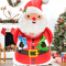 Festive Santa Claus Foil Balloon Christmas Party Holiday Decoration 0
