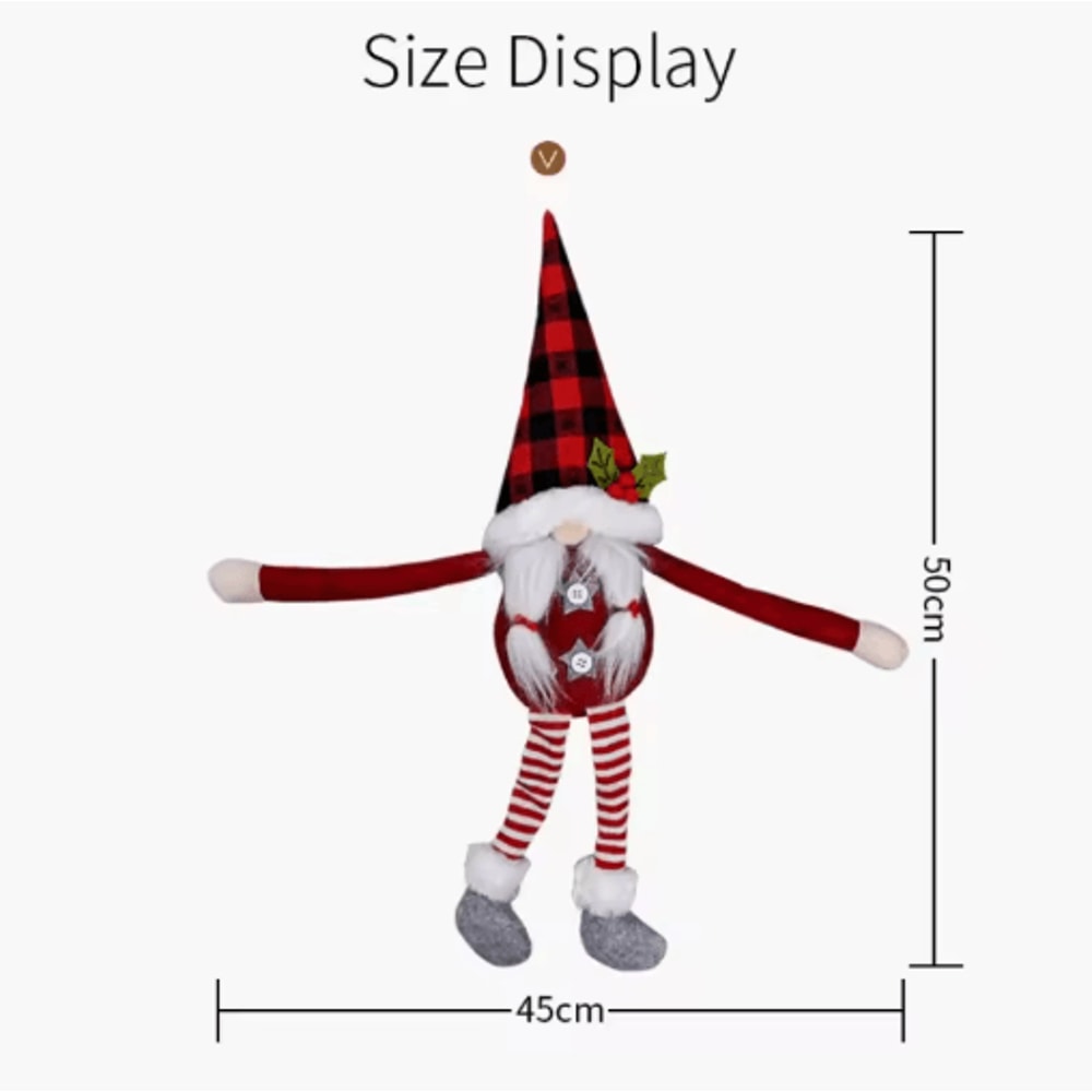 Cute Santa Curtain Buckle Plush Christmas Curtain Tieback Decoration For Kids 5