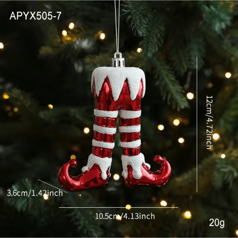 Cute Christmas Tree Hanging Ornament Cartoon Holiday Pendant Decoration 1