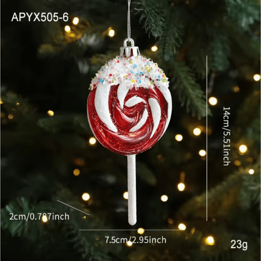 Cute Christmas Tree Hanging Ornament Cartoon Holiday Pendant Decoration 2