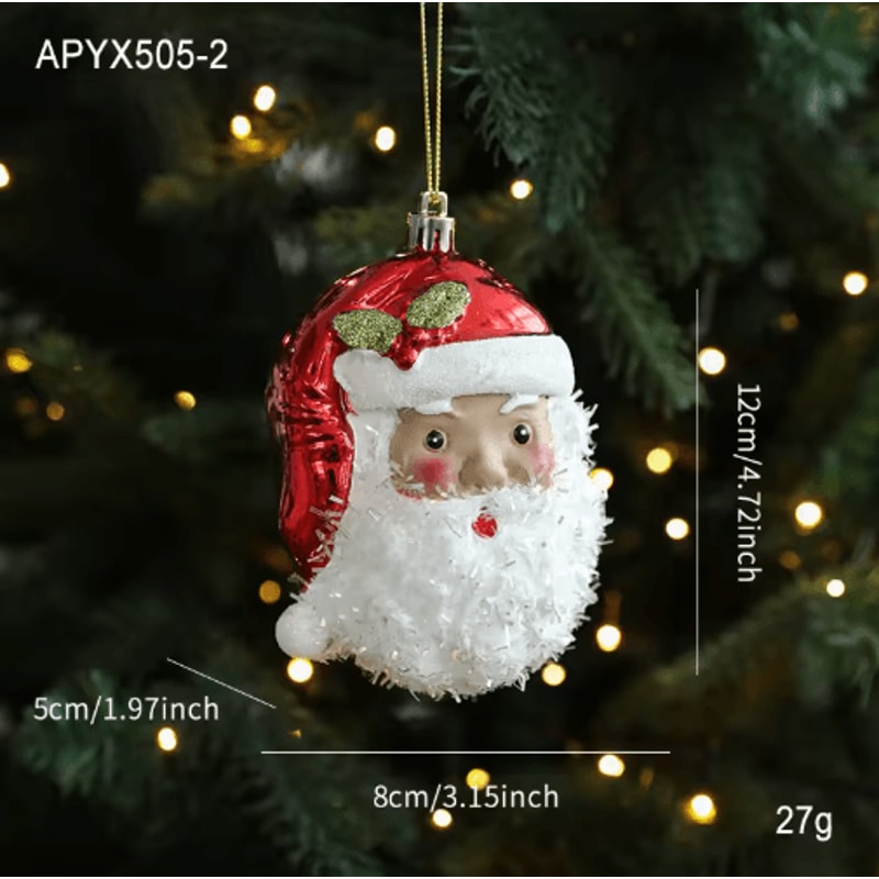 Cute Christmas Tree Hanging Ornament Cartoon Holiday Pendant Decoration 5