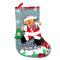 Mini Christmas Stocking Ornament Cute Holiday Candy Bag Tree Decoration 6