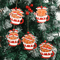 Cute Gingerbread Man Christmas Ornament Wooden Holiday Tree Pendant Decoration 9