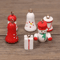 Creative Wooden Christmas Tree Ornament Mini Holiday Desktop Decoration 7
