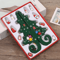 Creative Wooden Christmas Tree Ornament Mini Holiday Desktop Decoration 0