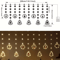 Festive Santa Curtain Lights With Remote LED Christmas Window Decoration 2