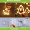 Festive Santa Curtain Lights With Remote LED Christmas Window Decoration 3