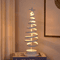 Elegant Wrought Iron Christmas Tree Modern Desktop Holiday Decoration 1