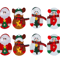 Festive Christmas Cutlery Holders Holiday Tableware Pockets For Christmas Dinner 1