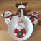 Festive Christmas Cutlery Holders Holiday Tableware Pockets For Christmas Dinner 5