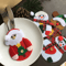 Festive Christmas Cutlery Holders Holiday Tableware Pockets For Christmas Dinner 0