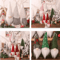 3Piece Christmas Gnome Ornaments Cute Santa Hanging Holiday Decorations 4
