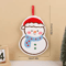 Festive Christmas Hand Towel Cute Gingerbread Man Snowman Holiday Towel 1