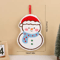 Festive Christmas Hand Towel Cute Gingerbread Man Snowman Holiday Towel 1