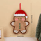 Festive Christmas Hand Towel Cute Gingerbread Man Snowman Holiday Towel 3