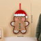 Festive Christmas Hand Towel Cute Gingerbread Man Snowman Holiday Towel 3