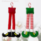 Funny Elf Leg Christmas Ornament Striped Elf Legs Hanging Holiday Decoration 5