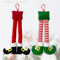 Funny Elf Leg Christmas Ornament Striped Elf Legs Hanging Holiday Decoration 5