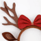 Cute Christmas Antler Headband Reindeer Holiday Hair Accessory For Women 4